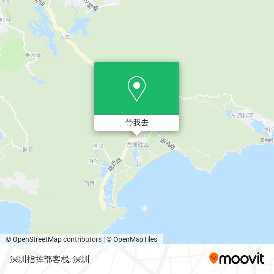 深圳指挥部客栈地图