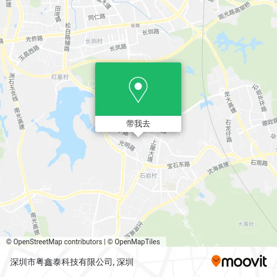 深圳市粤鑫泰科技有限公司地图
