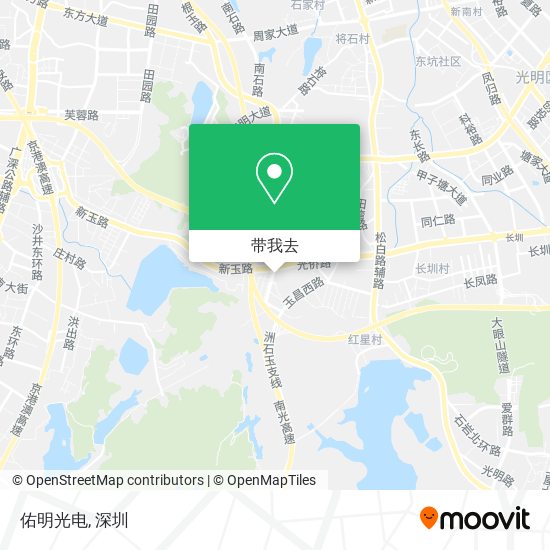 佑明光电地图