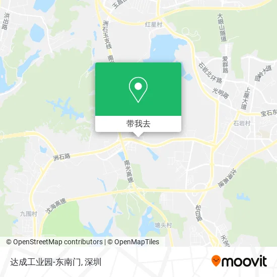 达成工业园-东南门地图