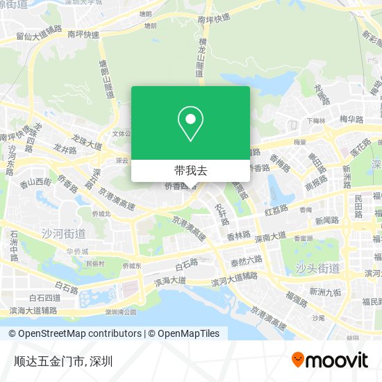 顺达五金门市地图