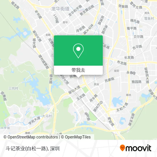 斗记茶业(白松一路)地图