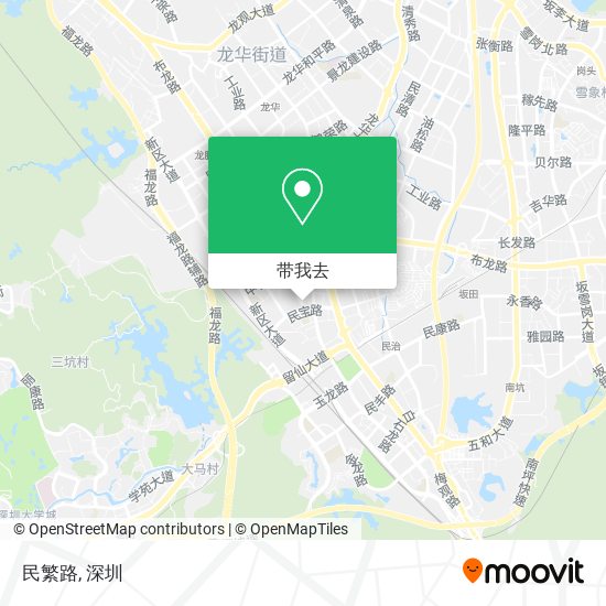 民繁路地图