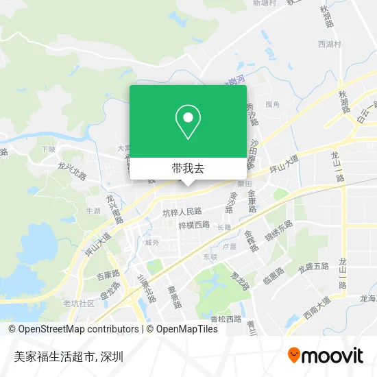 美家福生活超市地图