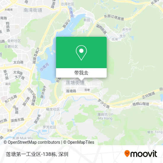 莲塘第一工业区-138栋地图