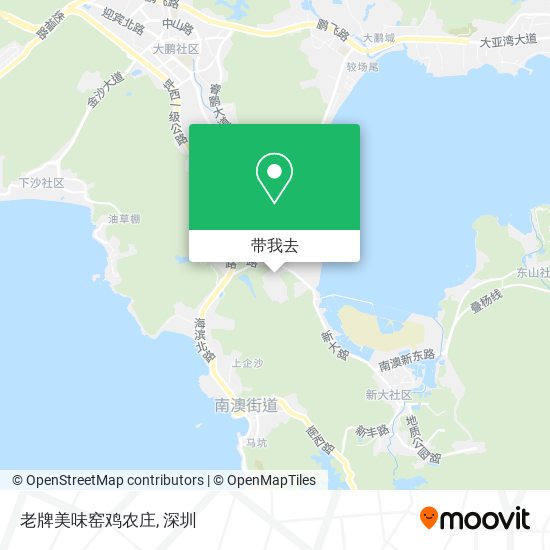 老牌美味窑鸡农庄地图