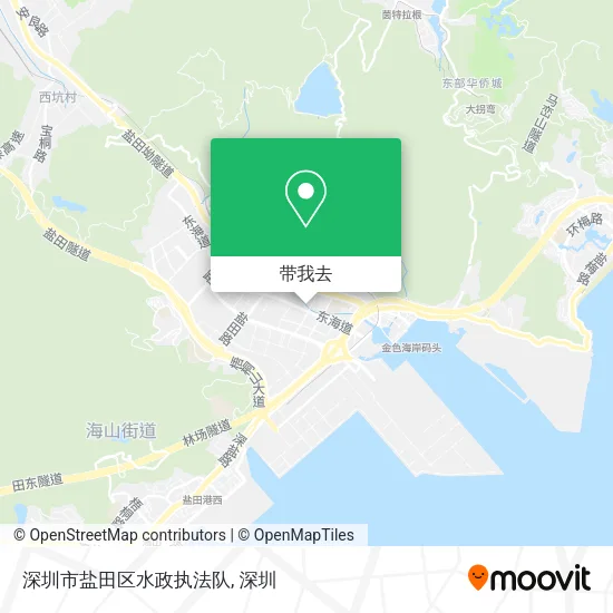 深圳市盐田区水政执法队地图