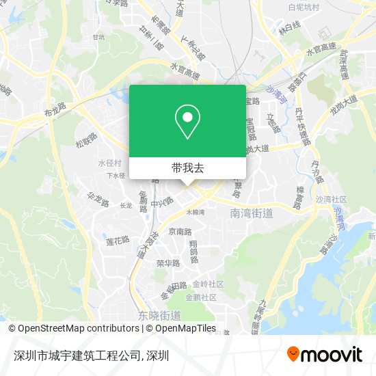 深圳市城宇建筑工程公司地图