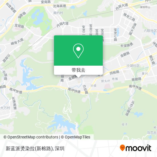 新蓝派烫染拉(新榕路)地图