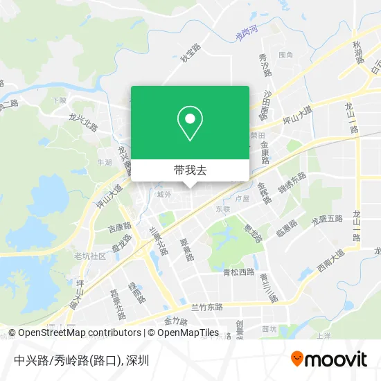 中兴路/秀岭路(路口)地图