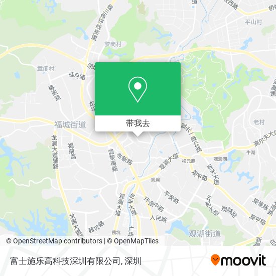 富士施乐高科技深圳有限公司地图
