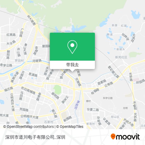 深圳市道川电子有限公司地图