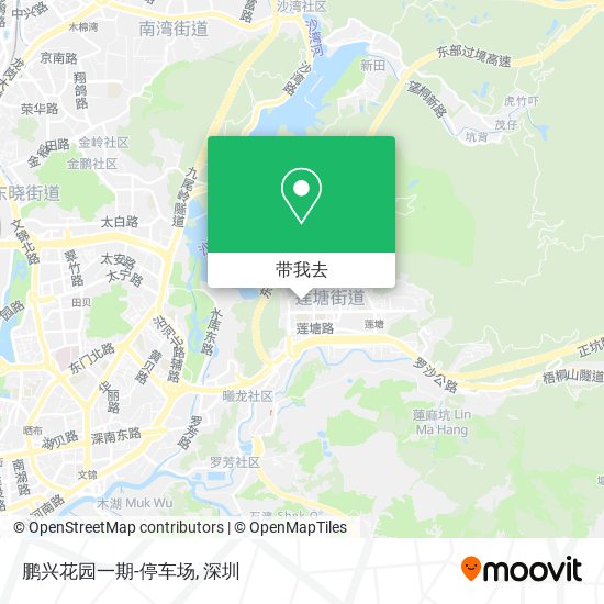 鹏兴花园一期-停车场地图
