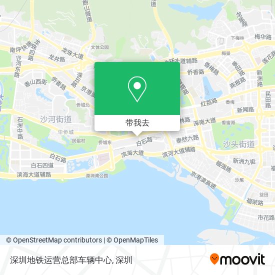 深圳地铁运营总部车辆中心地图