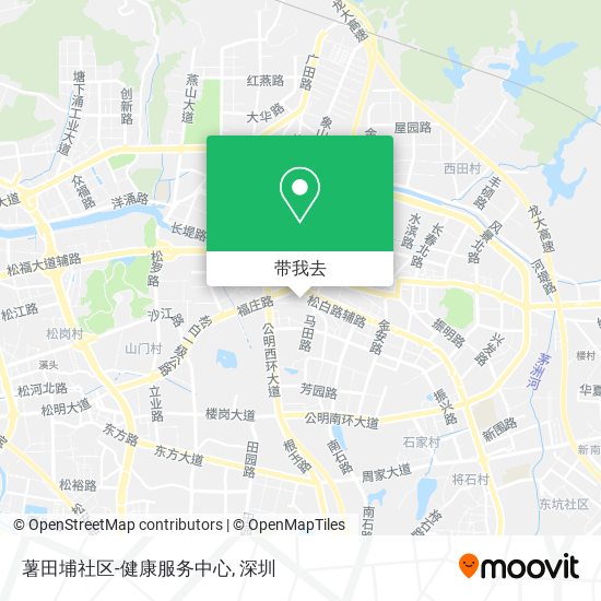 薯田埔社区-健康服务中心地图
