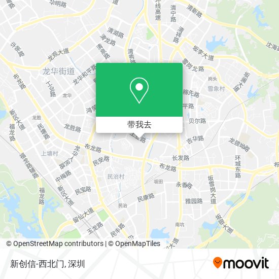 新创信-西北门地图