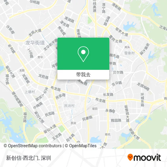 新创信-西北门地图