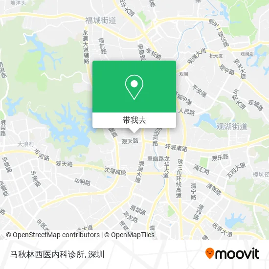 马秋林西医内科诊所地图