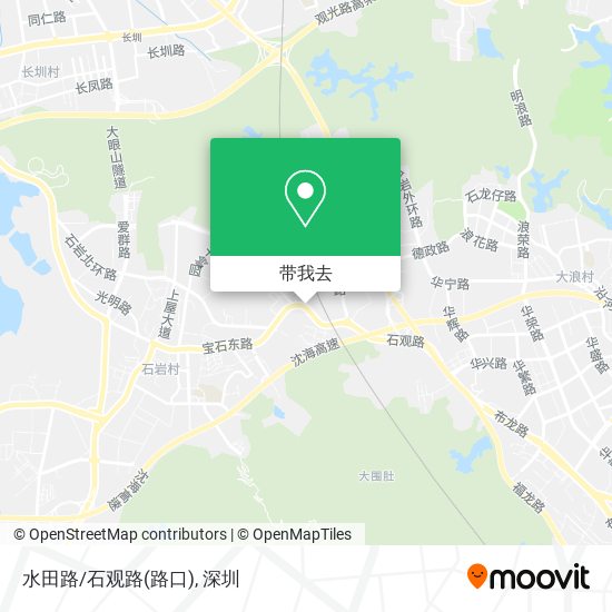 水田路/石观路(路口)地图