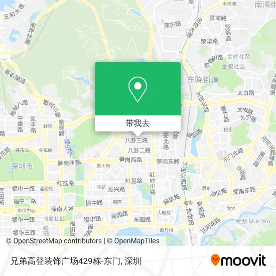 兄弟高登装饰广场429栋-东门地图