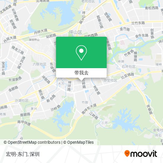 宏明-东门地图