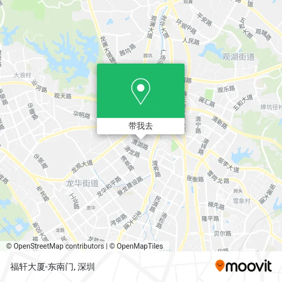 福轩大厦-东南门地图