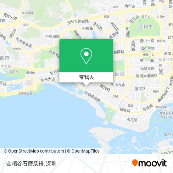 金稻谷石磨肠粉地图
