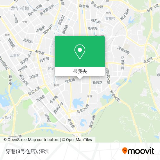 穿巷(8号仓店)地图