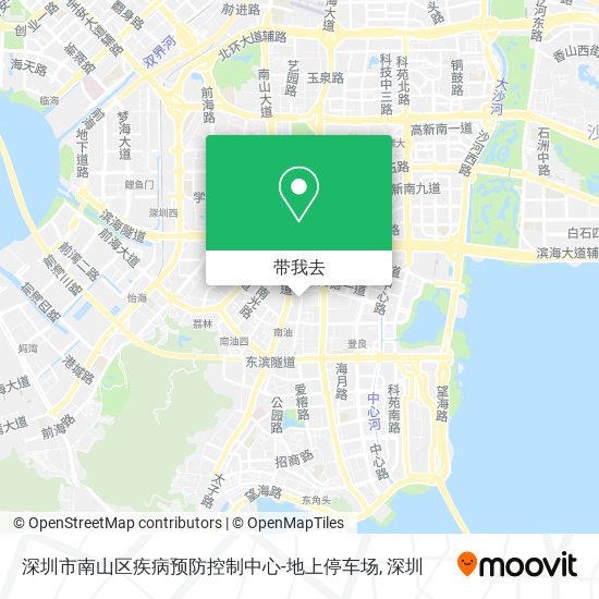 深圳市南山区疾病预防控制中心-地上停车场地图