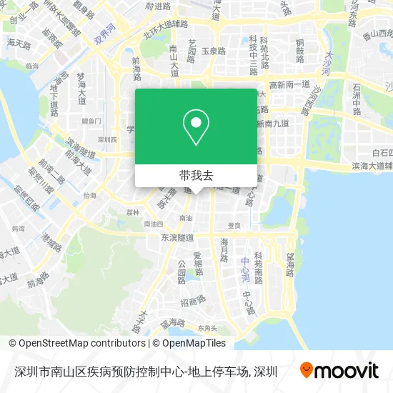 深圳市南山区疾病预防控制中心-地上停车场地图