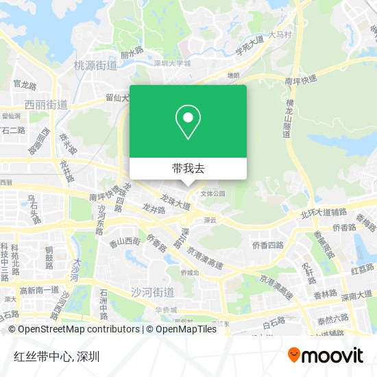 红丝带中心地图