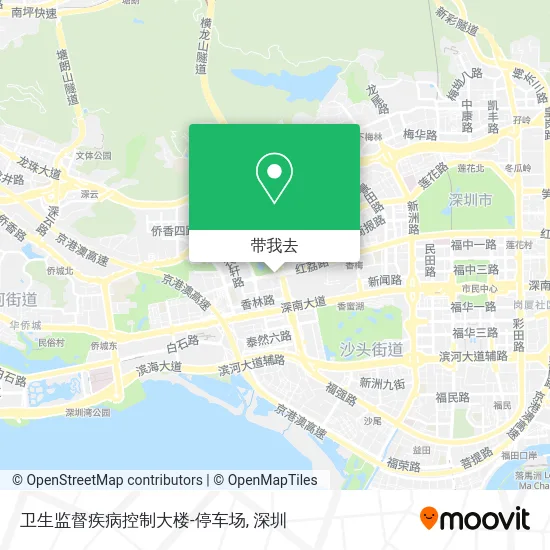 卫生监督疾病控制大楼-停车场地图