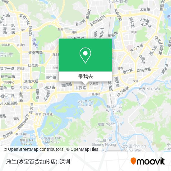 雅兰(岁宝百货红岭店)地图