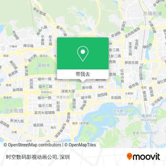 时空数码影视动画公司地图