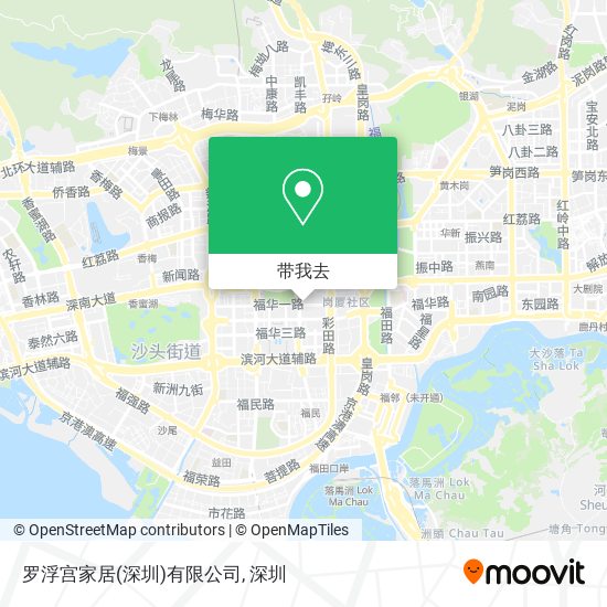 罗浮宫家居(深圳)有限公司地图