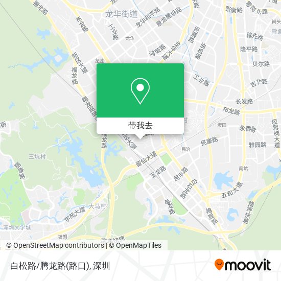 白松路/腾龙路(路口)地图