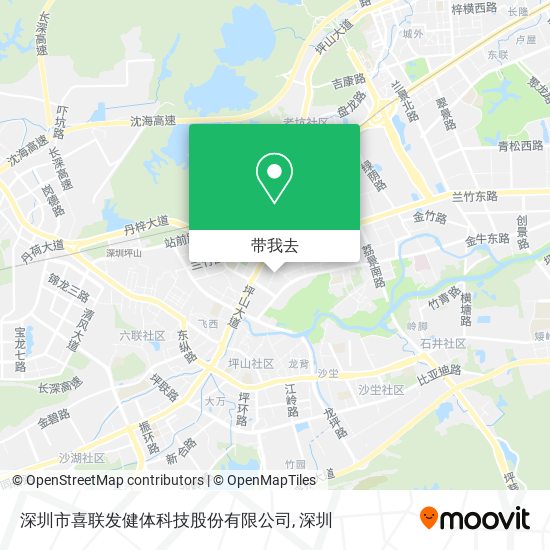 深圳市喜联发健体科技股份有限公司地图