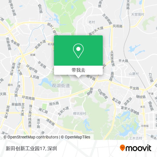 新田创新工业园17地图
