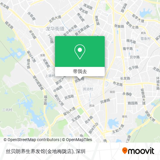 丝贝朗养生养发馆(金地梅陇店)地图