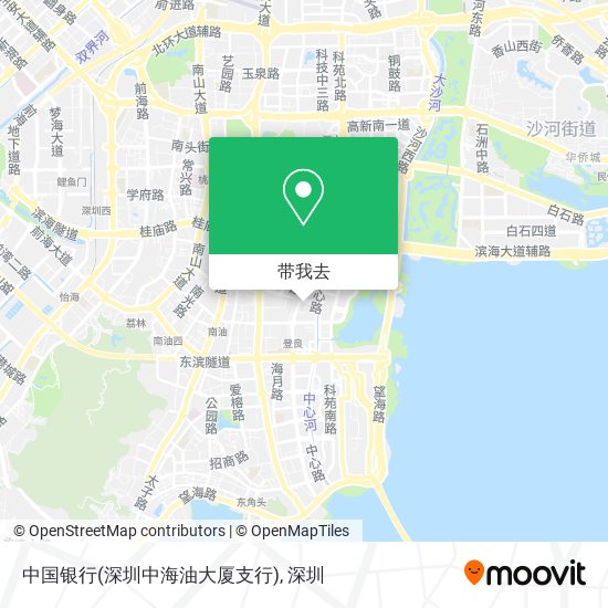 中国银行(深圳中海油大厦支行)地图