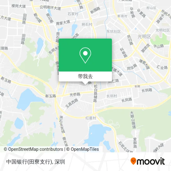 中国银行(田寮支行)地图