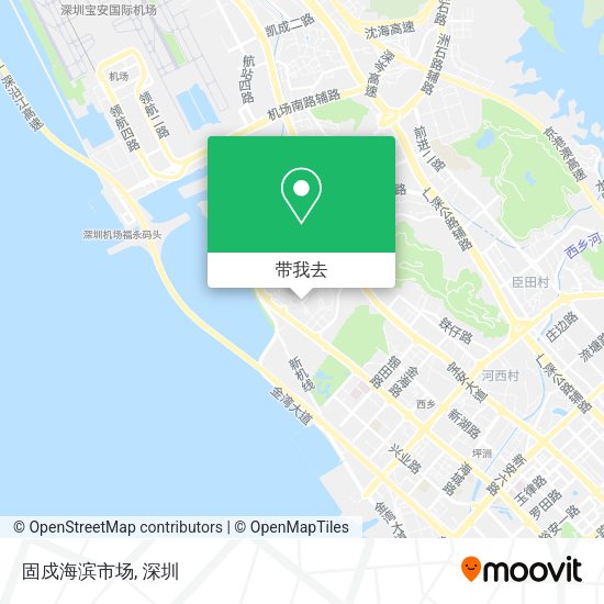 固戍海滨市场地图