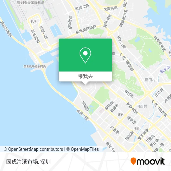 固戍海滨市场地图