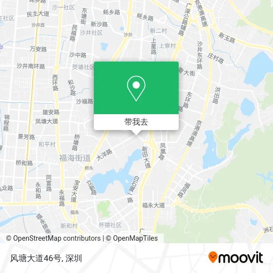 风塘大道46号地图