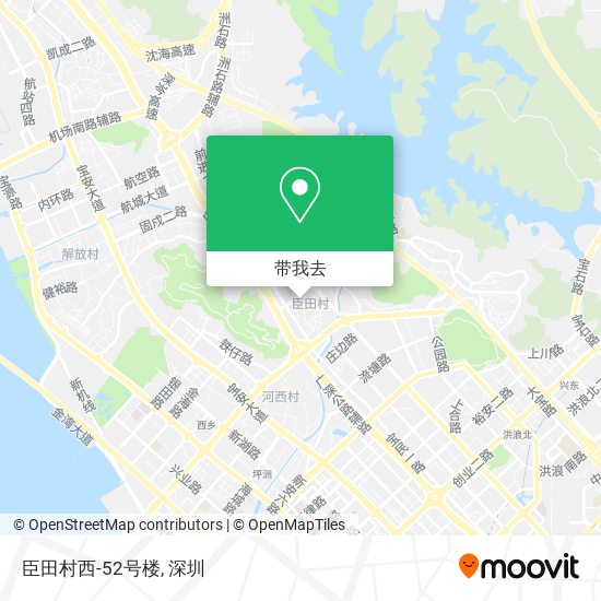 臣田村西-52号楼地图