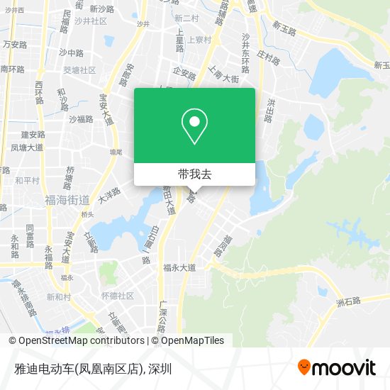 雅迪电动车(凤凰南区店)地图