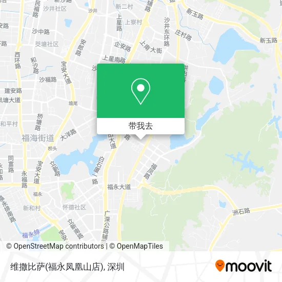 维撒比萨(福永凤凰山店)地图