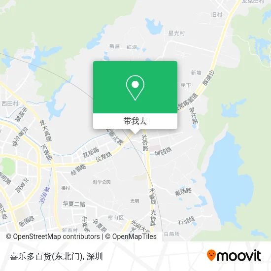 喜乐多百货(东北门)地图