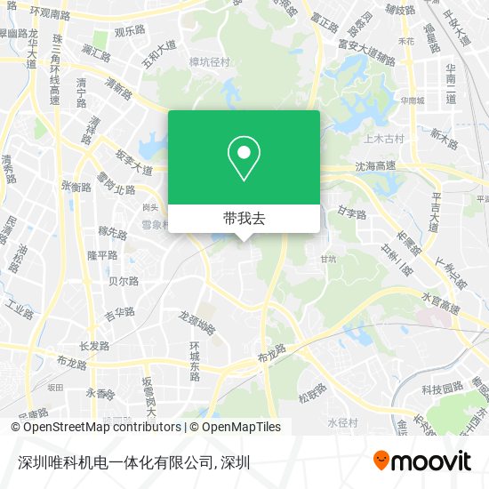 深圳唯科机电一体化有限公司地图
