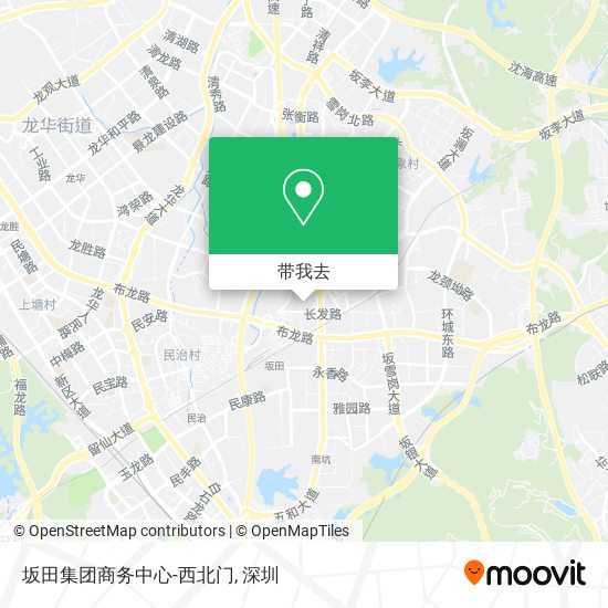 坂田集团商务中心-西北门地图